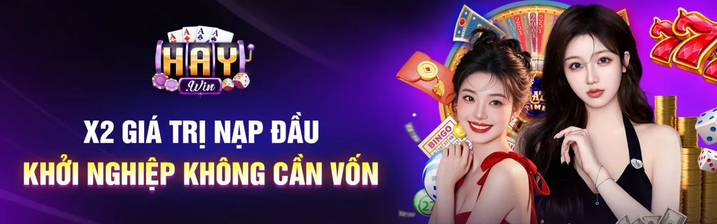 Banner khuyến mãi nạp đầu cổng game haywin