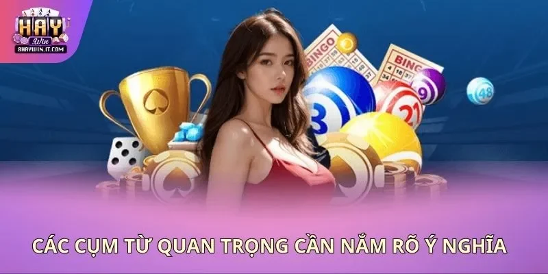 Các cụm từ quan trọng cần nắm rõ ý nghĩa