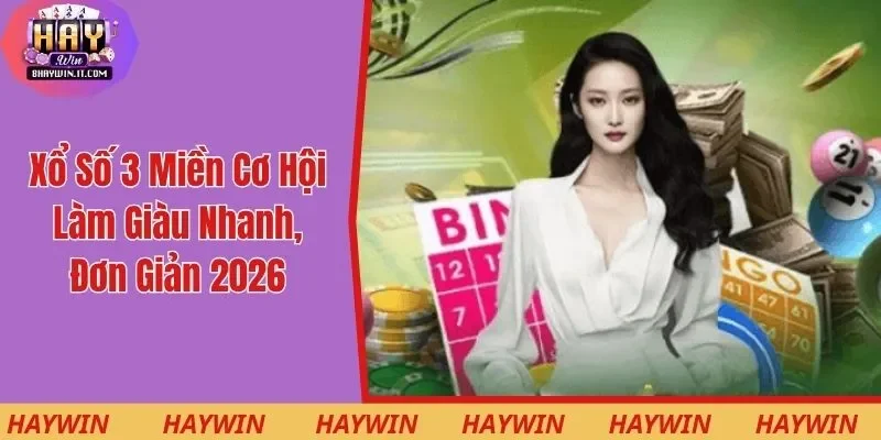 Đa dạng giải tại xổ số 3 miền